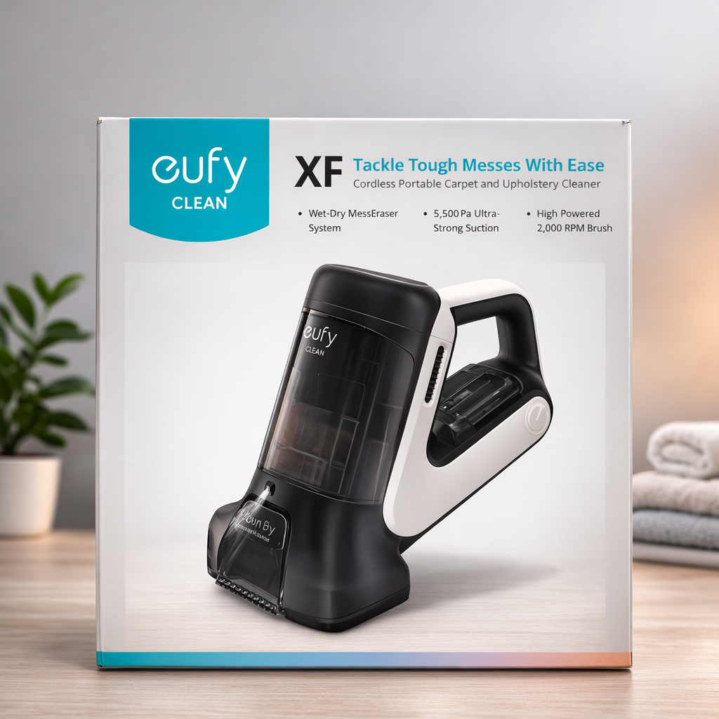 مكنسة Eufy Clean XF اللاسلكية لتنظيف السجاد والمفروشات