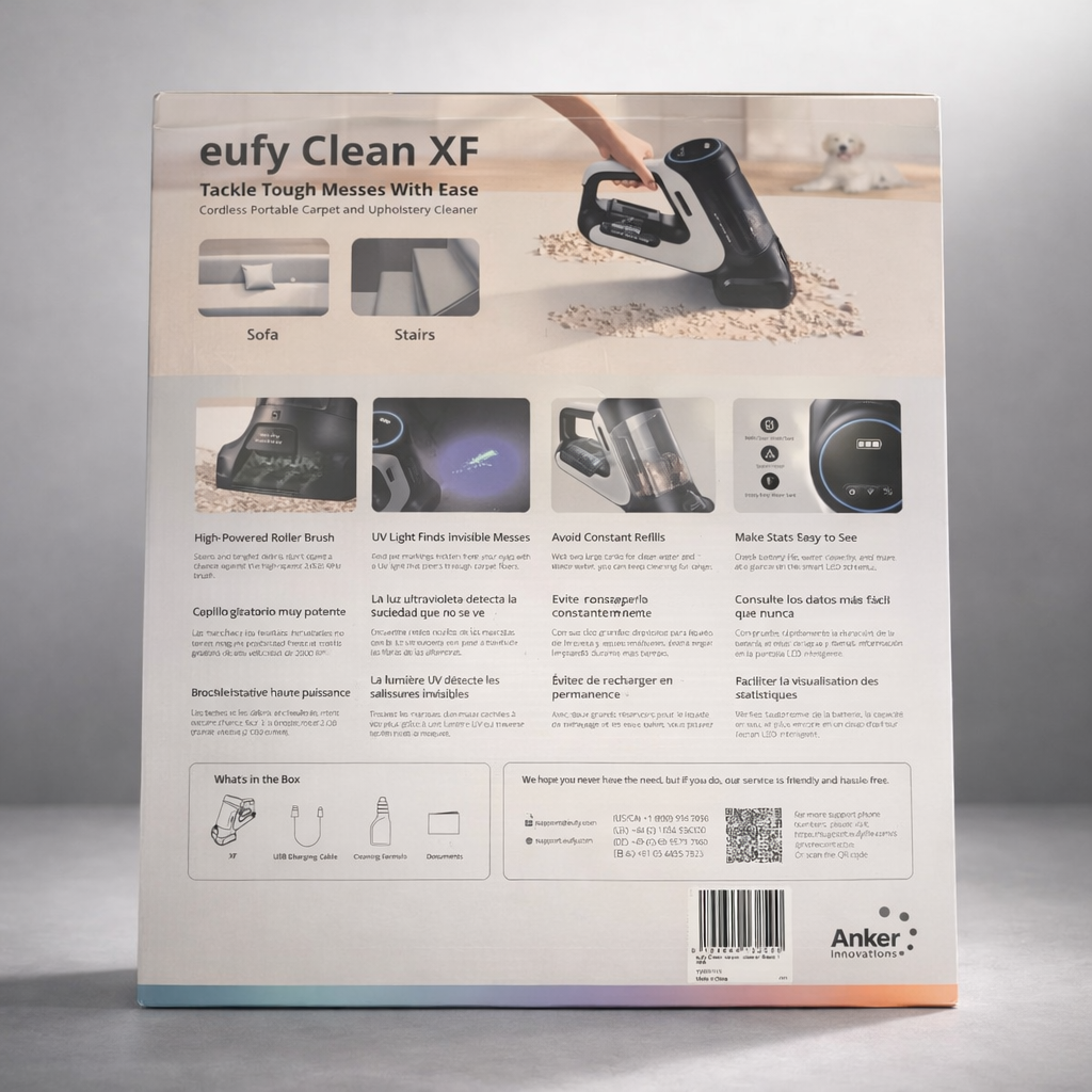 مكنسة Eufy Clean XF اللاسلكية لتنظيف السجاد والمفروشات