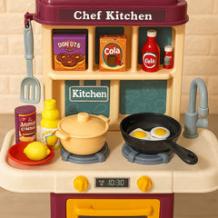 لعبة مطبخ الأطفال التفاعلية - Chef Kitchen Cooking Play Set - 64 قطعة
