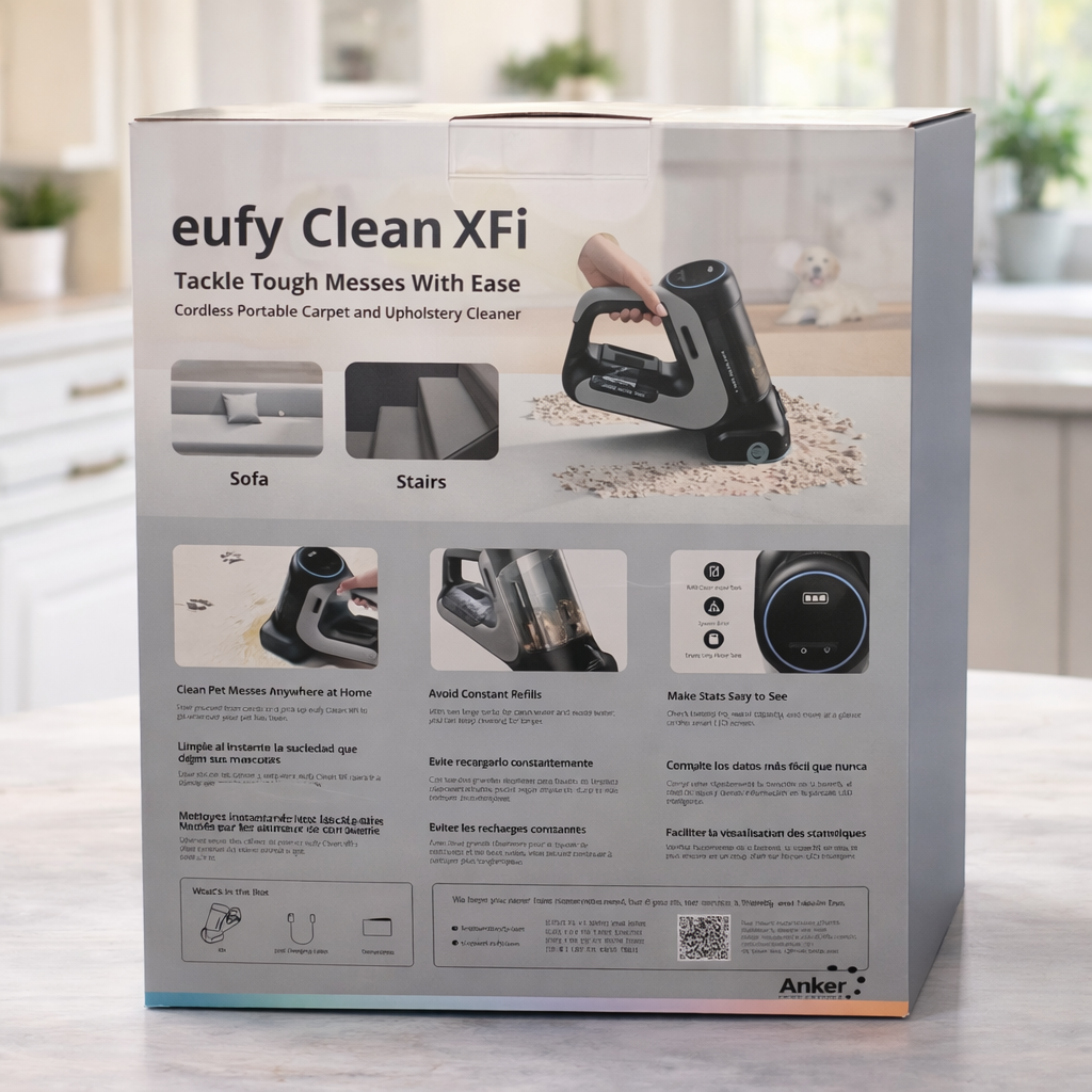 مكنسة Eufy Clean XFi اللاسلكية بفرشاة ثابتة