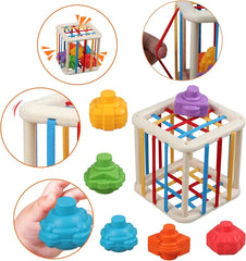 صندوق الأشكال الحسي للأطفال – Sensory Shape Box