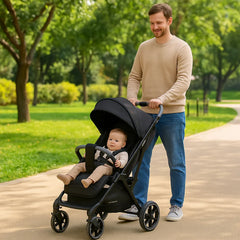 عربة أطفال Kidilo متعددة الاستخدامات خفيفة الوزن وقابلة للطي وعربة سفر للأطفال الرضع, متوفرة بعدة ألوان