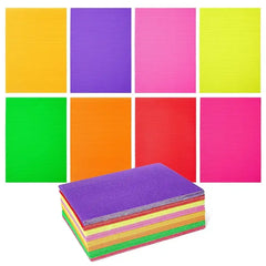 ورق فوم للأعمال اليدوية، زكزاك... 10 اوراق الوان متنوعه Colored Corrugated Cardboard Sheets for Crafts - Sooqja سوقجة