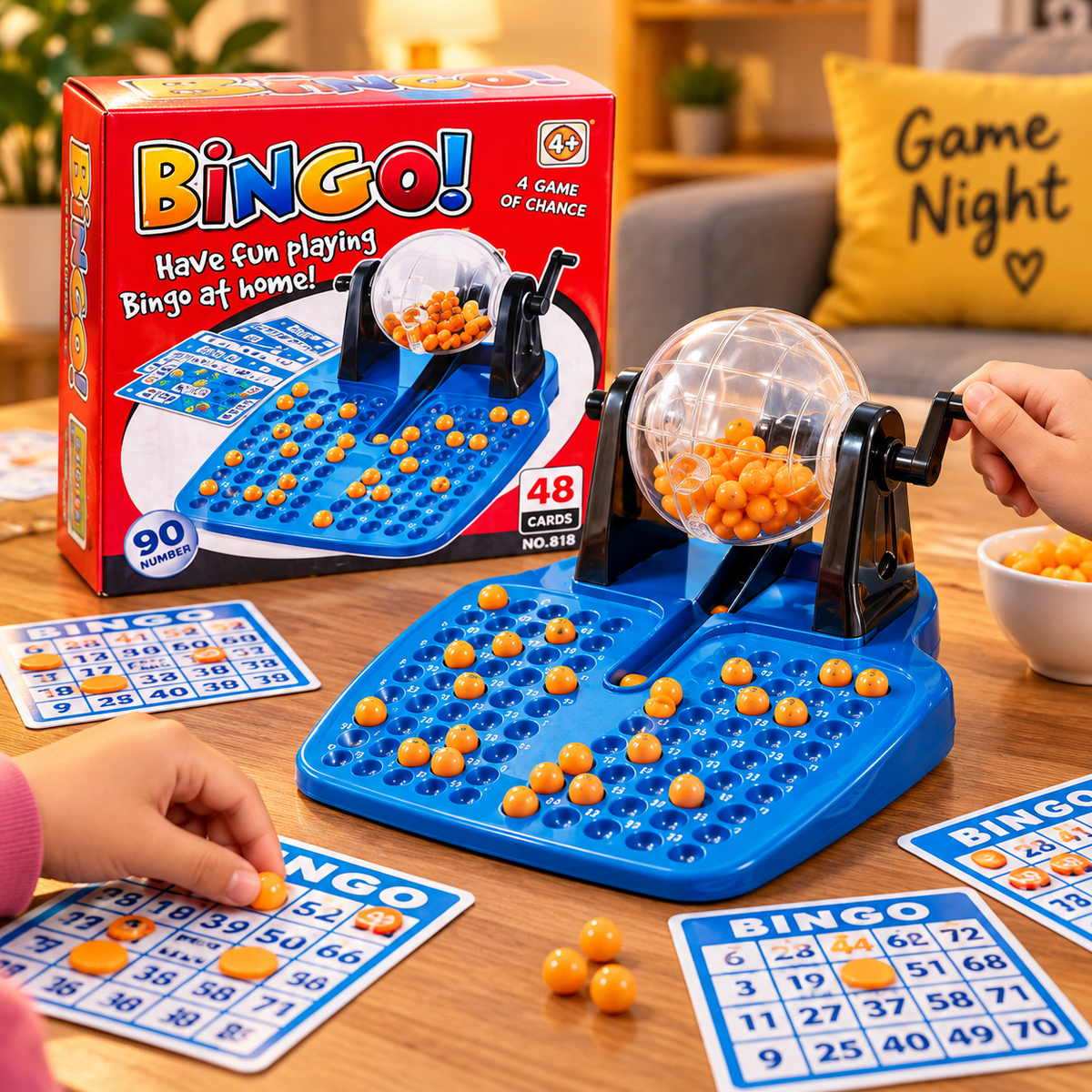 لعبة بينغو – BINGO! (Have fun playing Bingo at home!)