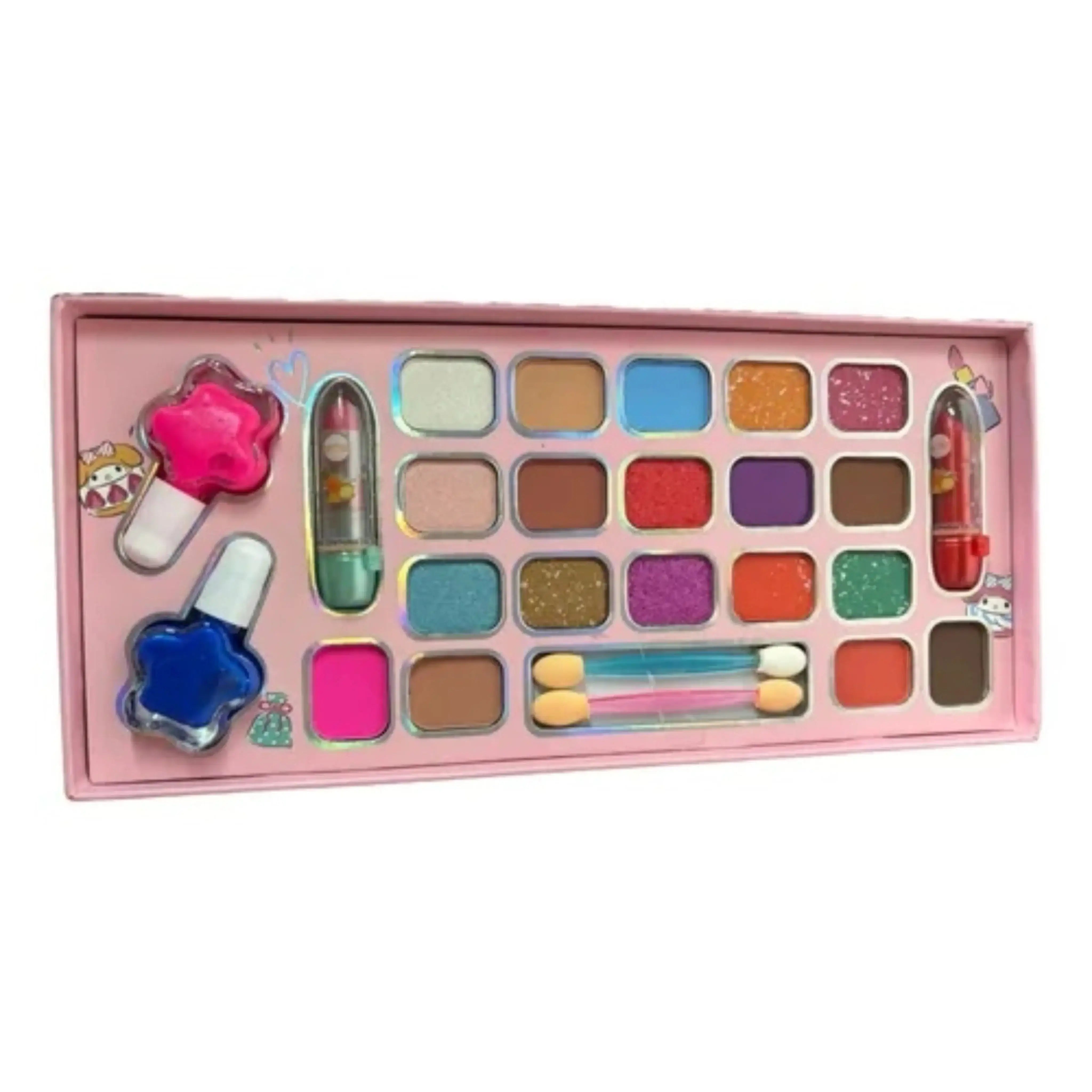 مجموعة مكياج للأطفال 25 في 1 - الجمال والمرح للأطفال - Sooqja سوقجة