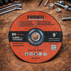 قرص قطع معدني من Finder – 9 إنش (230 ملم)
