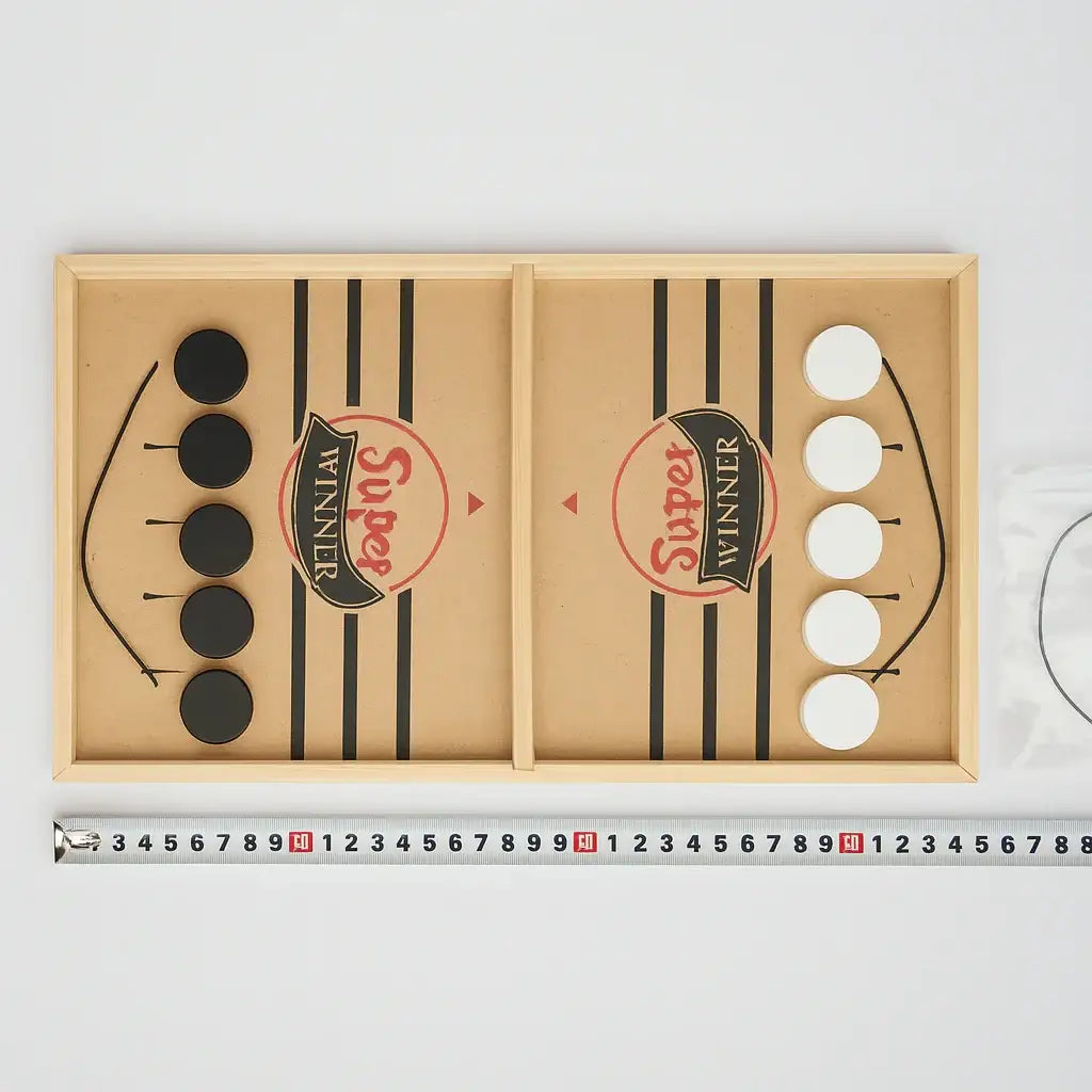 طاولة الهوكي / لعبة الشطرنج بالمقلاع اليدوي (Hand Catapult Chess) - Sooqja سوقجة