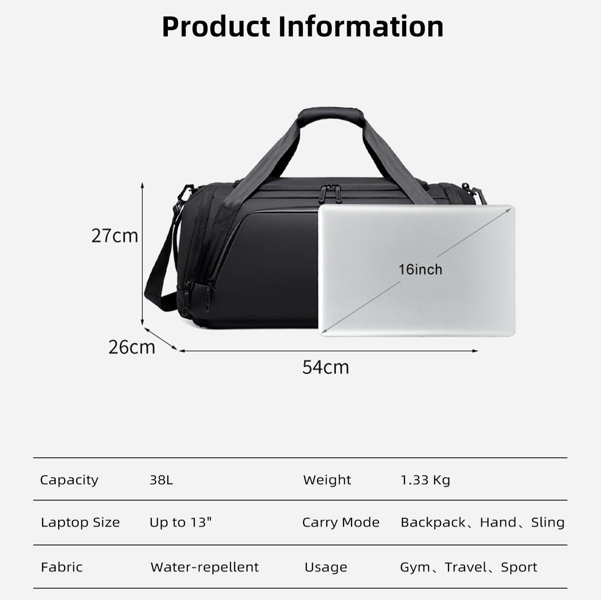 حقيبة Arctic Hunter LXB00947