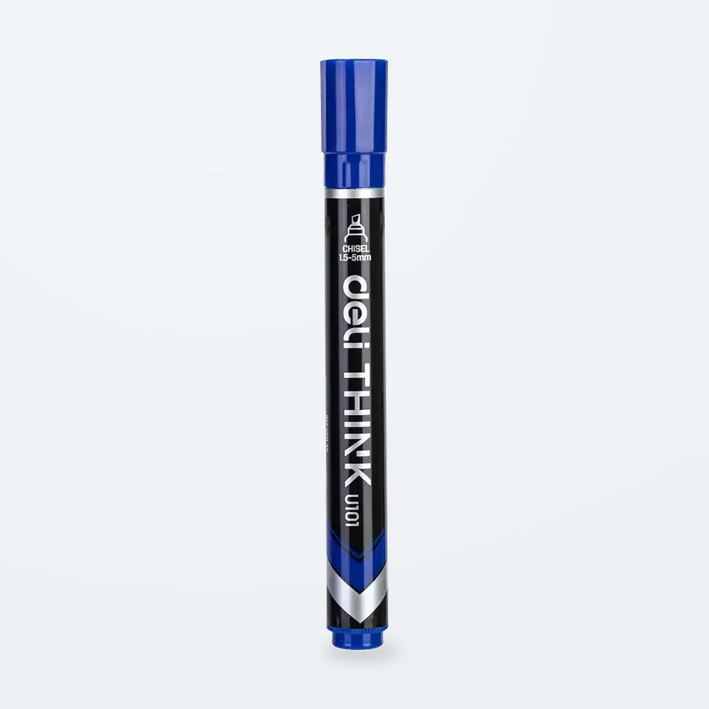قلم ماركر دائم ديلي permanent marker  Deli Think U101, 1.5-.5 mm