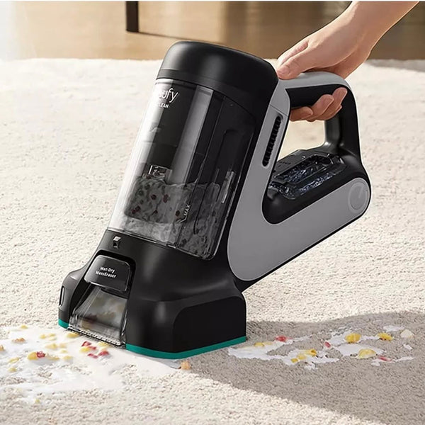 مكنسة Eufy Clean XF اللاسلكية لتنظيف السجاد والمفروشات – مع محلول Spot & Odor