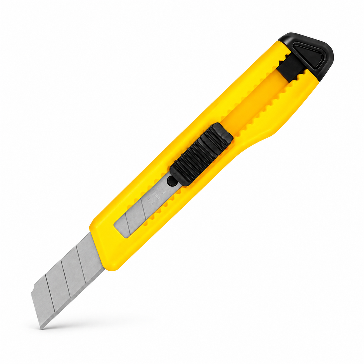 مشرط ديلي Deli Cutter على خلفية بيضاء بإضاءة واضحة وظل طبيعي خفيف
