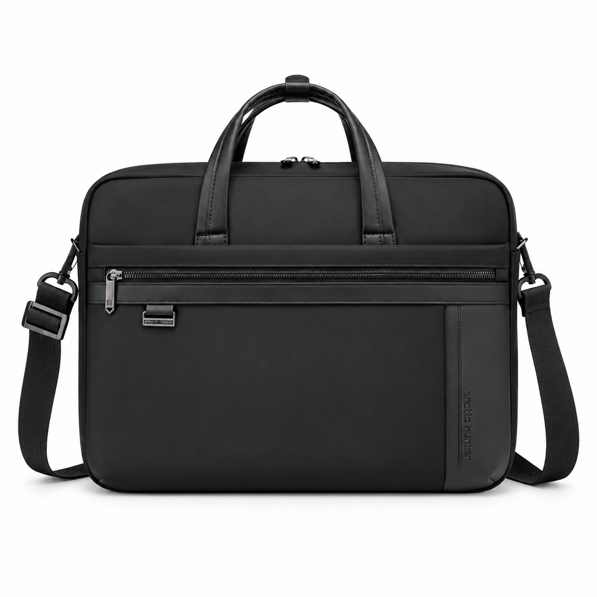 شنطة لابتوب Arctic Hunter  للرجال مع مقبض و مقاومة للماء للابتوب مقاس 15.6 انش GWB00849 /Arctic Hunter Men's Water Resistant Laptop Bag with Handle for 15.6-Inch Laptops GWB00849 على خلفية بيضاء بإضاءة واضحة وظل طبيعي خفيف