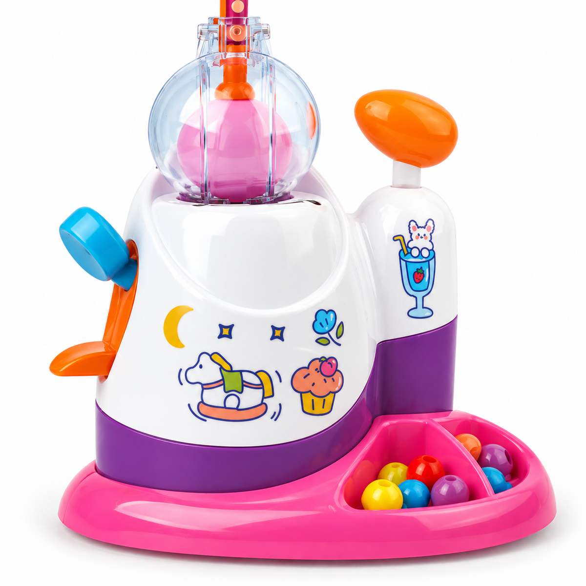 تفاصيل درج قطع البالونات والرافعات في جهاز Magic Happy Balloons