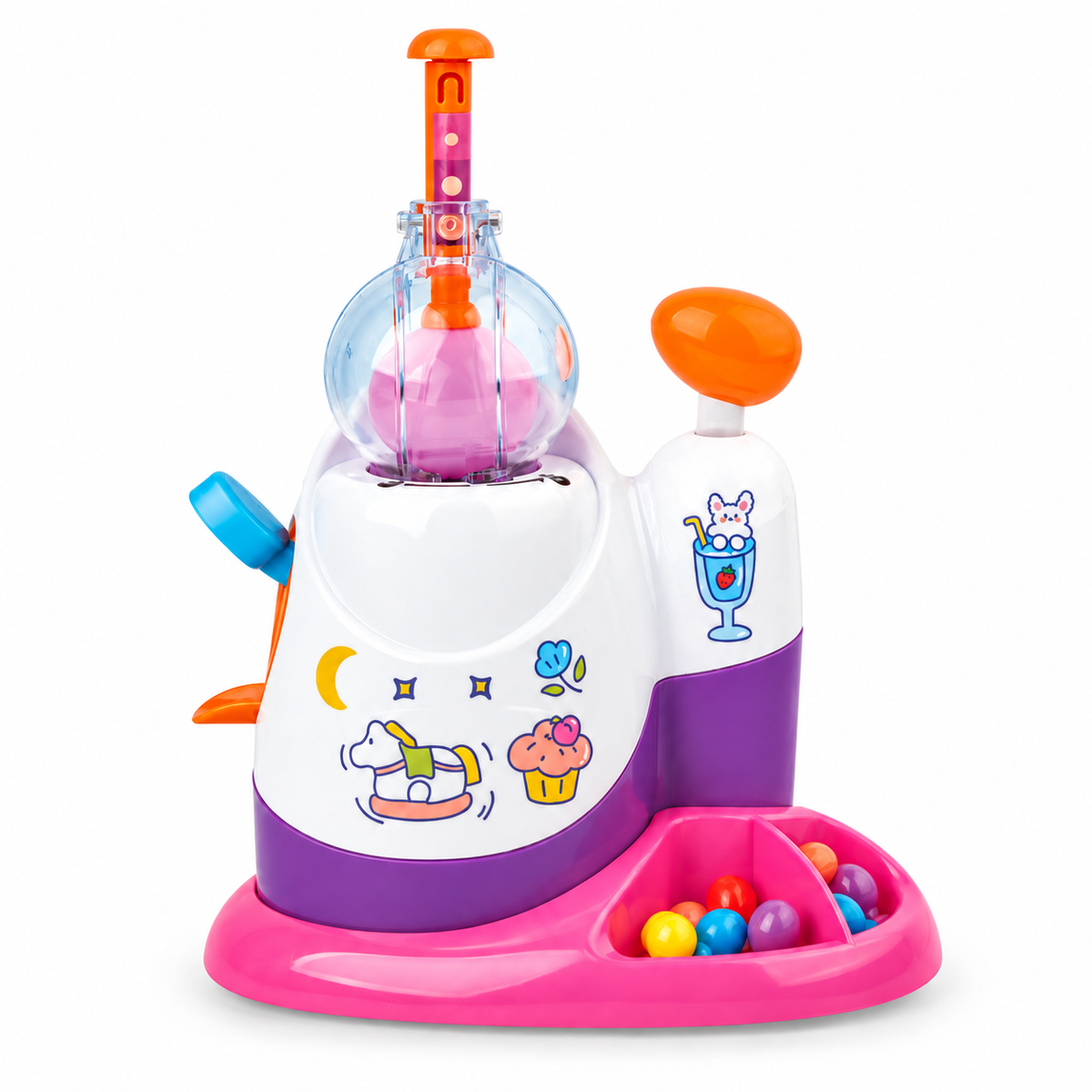 جهاز Magic Happy Balloons مع درج قطع البالونات