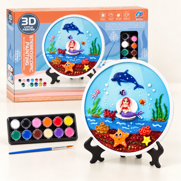 لعبة التلوين ثلاثية الأبعاد 3D Little Painter – عرض أمامي