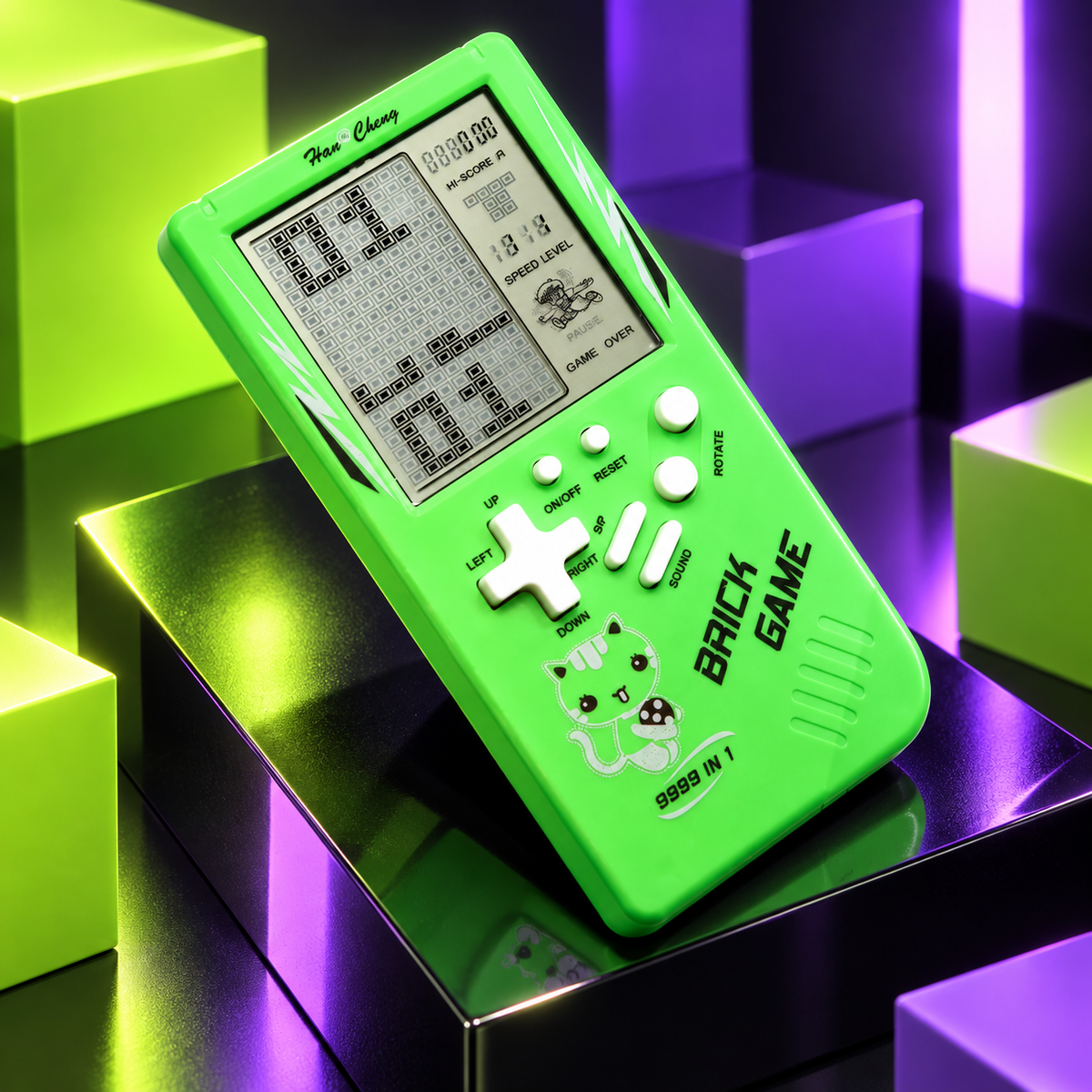 جهاز لعبة الطفولة الكلاسيكية TETRIS 9999 in 1 | صورة استخدام إبداعية