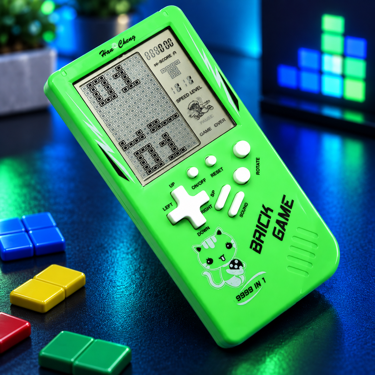 جهاز لعبة الطفولة الكلاسيكية TETRIS 9999 in 1 | صورة استخدام إبداعية